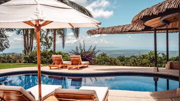 Luxury Villa, Balcony, Ocean View (Ron Ron) | Terrace/patio