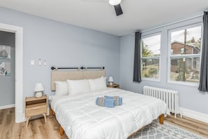 Desk, iron/ironing board, travel cot, free WiFi - Forest Hills 3BR Home w/ Parking + Keypad Entry | Sleeps 7 (Pittsburgh)