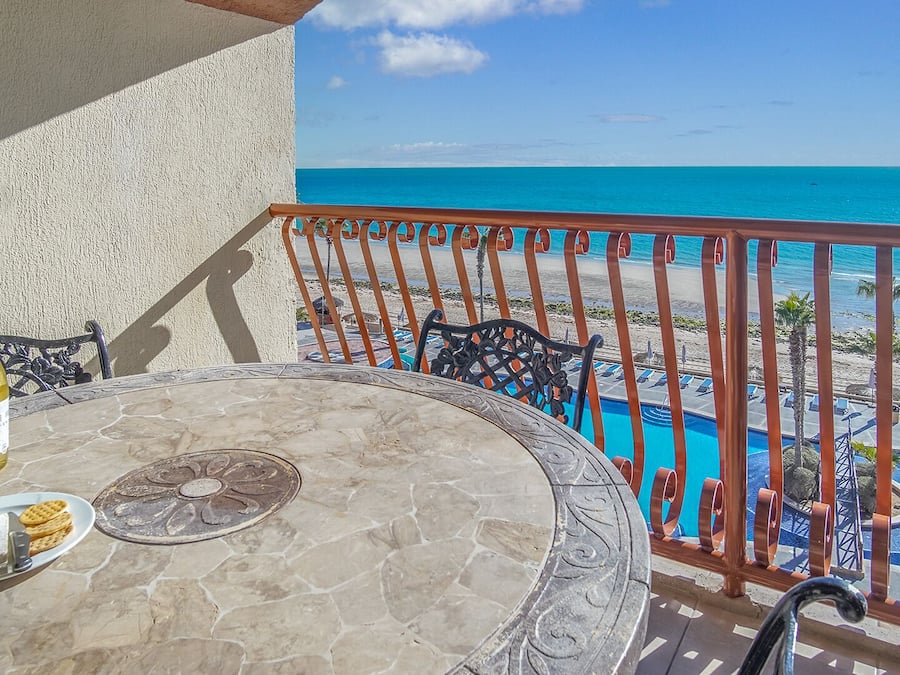 Appartement, 1 kingsize bed met slaapbank, balkon, uitzicht op oceaan (Sonoran Sun SW 510) | Buiten dineren
