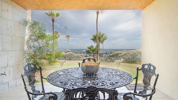 Condo, 1 King Bed with Sofa bed, Balcony, Ocean View (Sonoran Sun SE 112) | Outdoor dining