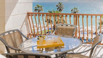 Appartamento, 1 letto king con divano letto, balcone, vista oceano (Sonoran Sun SE 412) | Ristorazione all'aperto