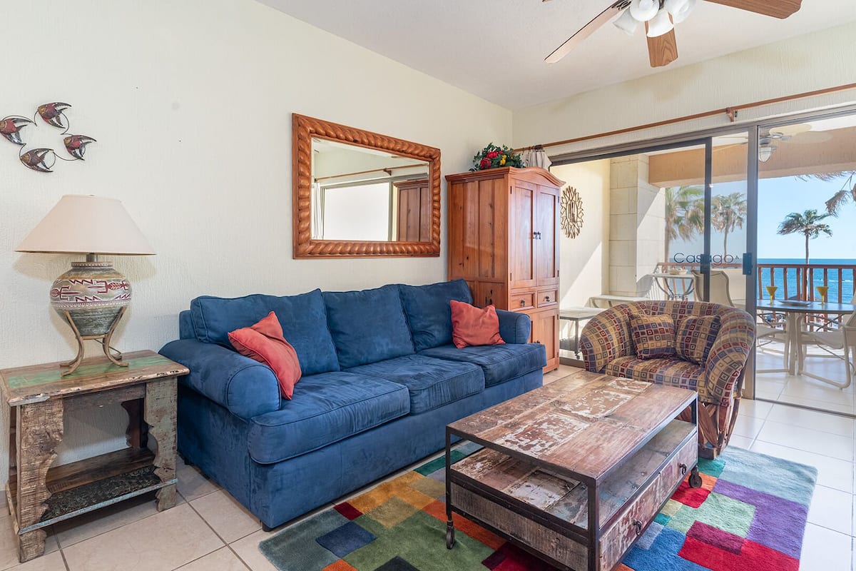 Appart'hôtel, 1 très grand lit, balcon, vue océan (Sonoran Sun SE 210) | Coin séjour