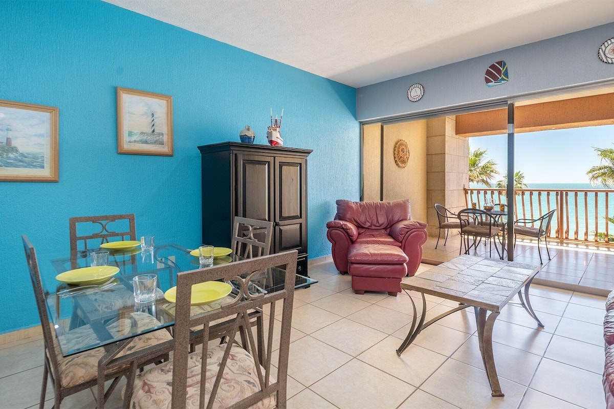 Apartment, 1 Queen-Bett, Balkon, Meerblick (Sonoran Sun SE 312) | Speisen im Freien