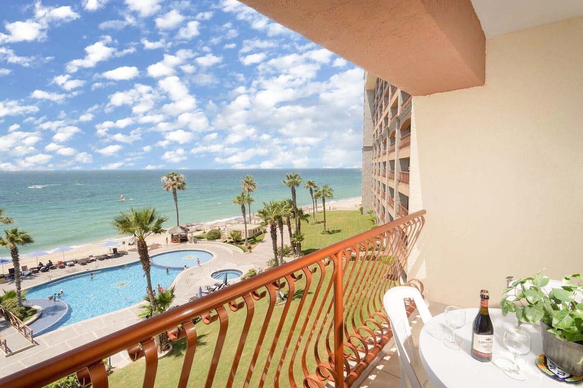 Bloc d'apartaments, 1 llit de matrimoni gran, balcó, vistes a l'oceà (Sonoran Sun SW 411) | Servei de restauració a l'aire lliure