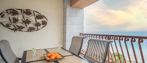 Condo, Multiple Beds, Balcony, Ocean View (Sonoran Sun SE 604) | Outdoor dining