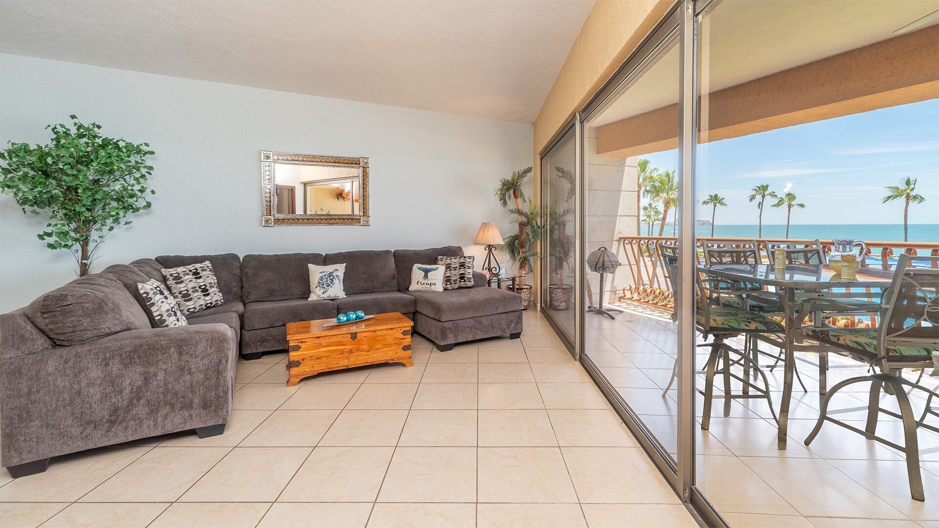 Condo, Multiple Beds, Balcony, Ocean View (Sonoran Sun SW 208) | Living area | MP3 dock