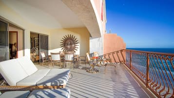 Leilighet, flere senger, balkong, havutsikt (Sonoran Sun SE 1005) | Utendørsservering