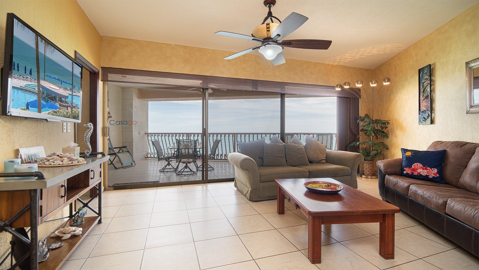 Apartment, Mehrere Betten, Balkon, Meerblick (Sonoran Sun SE 904) | Wohnbereich