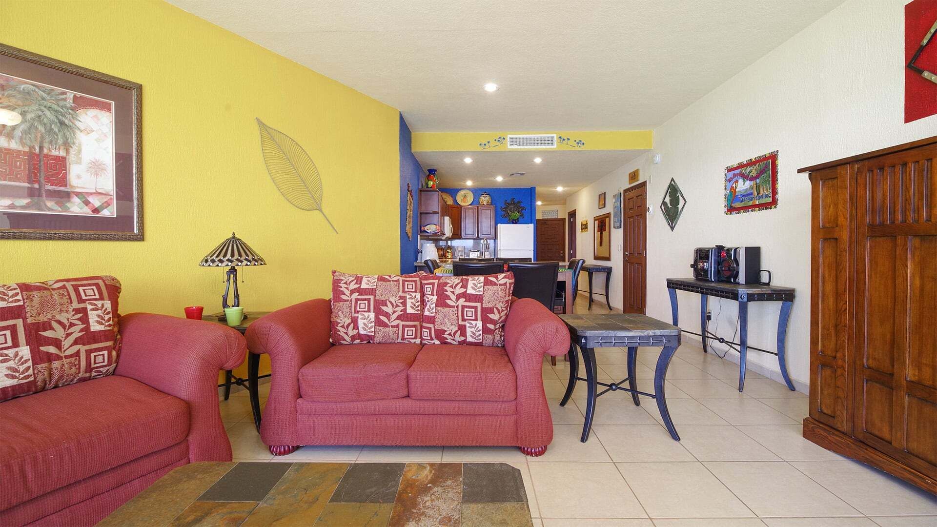 Appartement, Meerdere bedden, balkon, uitzicht op zee (Sonoran Sun SE 702) | Woonruimte | Een mp3-dock