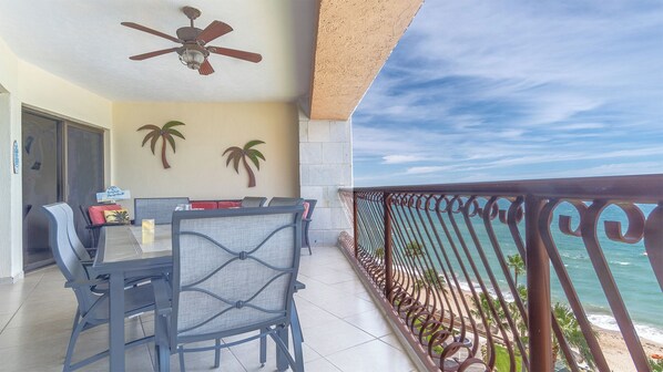 Condo, Multiple Beds, Balcony, Ocean View (Sonoran Sun SE 708) | Outdoor dining - Sonoran Sun III (Puerto Peñasco)