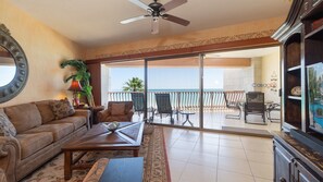 Condo, Multiple Beds, Balcony, Ocean View (Sonoran Sun SW 302) | Living area | MP3 dock - Sonoran Sun III (Puerto Peñasco)