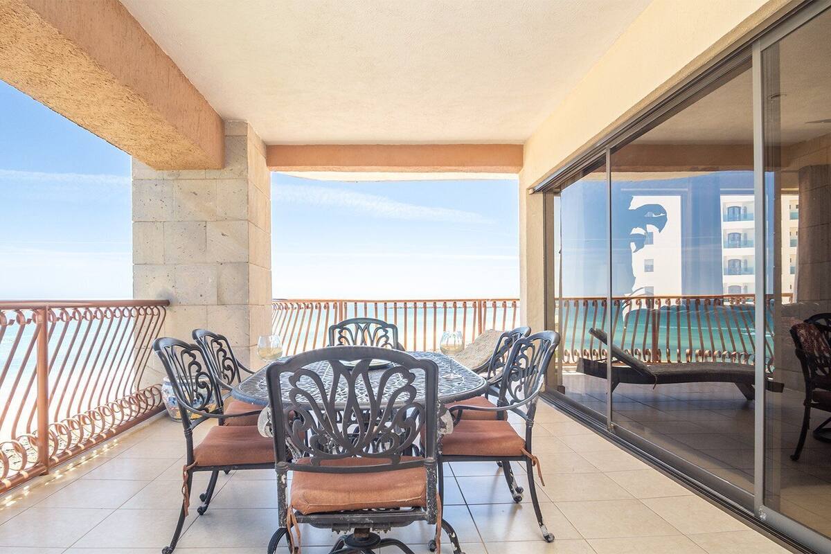 Appart'hôtel, plusieurs lits, balcon, vue océan (Sonoran Sun SW 301) | Restauration extérieure