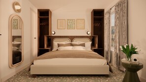 1 bedroom, in-room safe, desk, blackout curtains