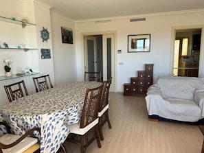 Apartment, Beach View | Living area - Ático-duplex Lagos del Castillo (Denia)
