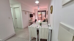 1 bedroom, blackout curtains, iron/ironing board, free WiFi