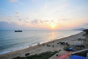 Blick von der Unterkunft