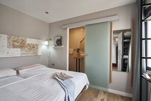 1 dormitorio, tabla de planchar con plancha, wifi gratis y ropa de cama