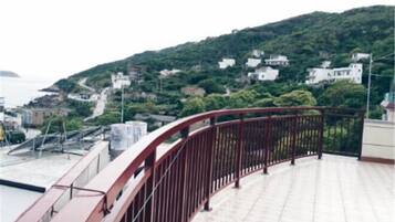 Blick von der Unterkunft