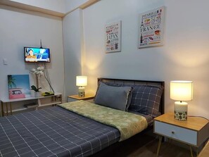 Douche, serviettes fournies