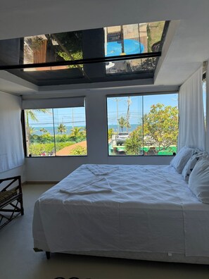 Comfort Quadruple Room, Sea View | Free WiFi, bed sheets