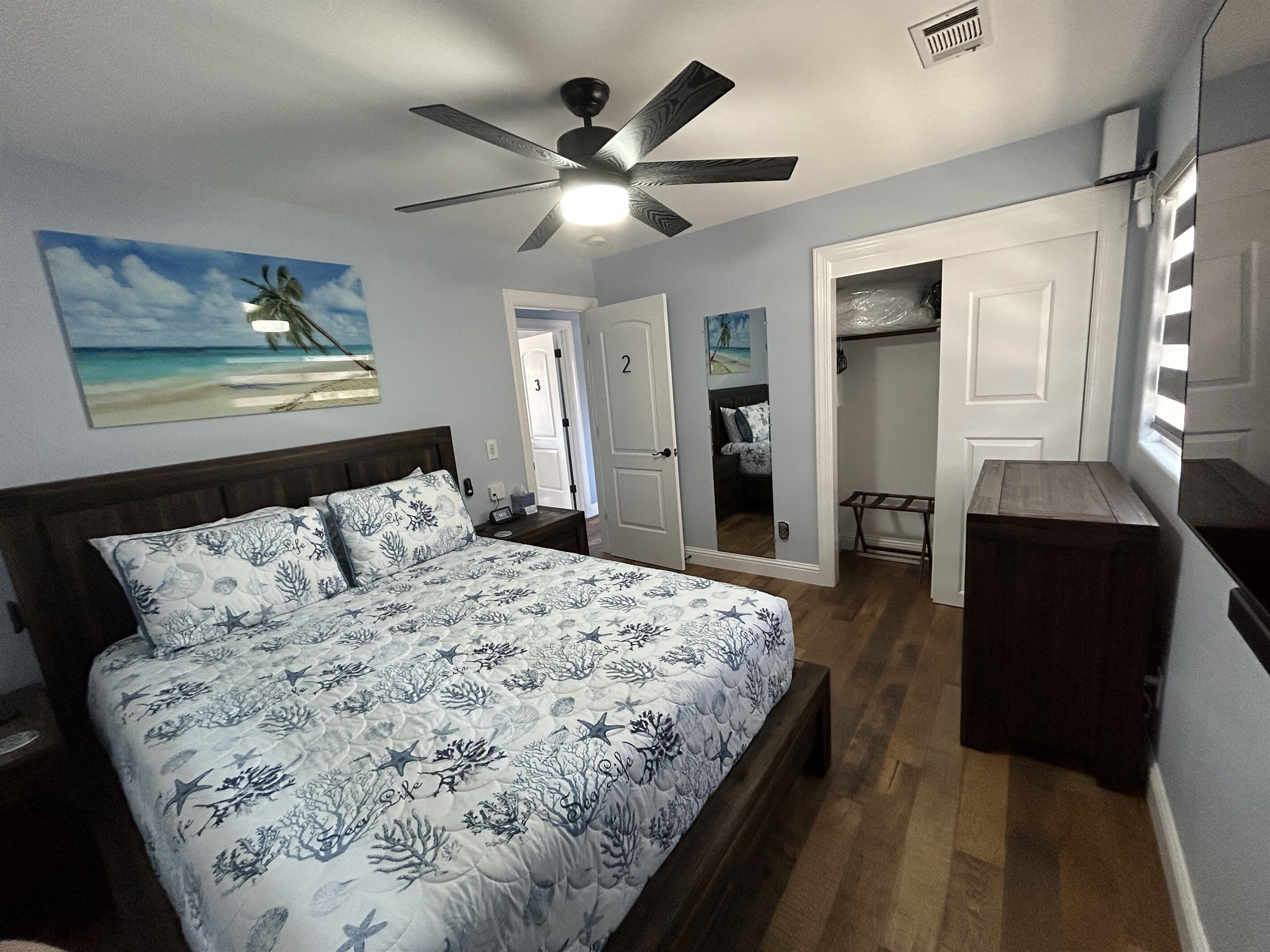 3 bedrooms, iron/ironing board, travel crib, WiFi