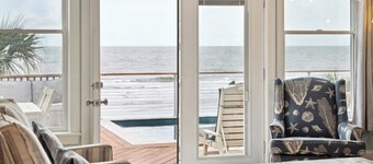 Oceanfront w/ Pool, Panoramic Deck Views, 5bdr Folly Ocean Breeze by Avantstay
