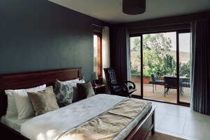 Deluxe Double Room, Balcony, Mountain View | Desk, laptop workspace, free WiFi, bed sheets