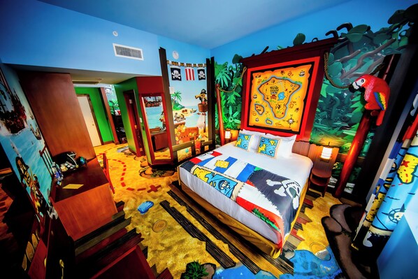 Pirate Island Theme | Caja de seguridad en la habitación y escritorio 