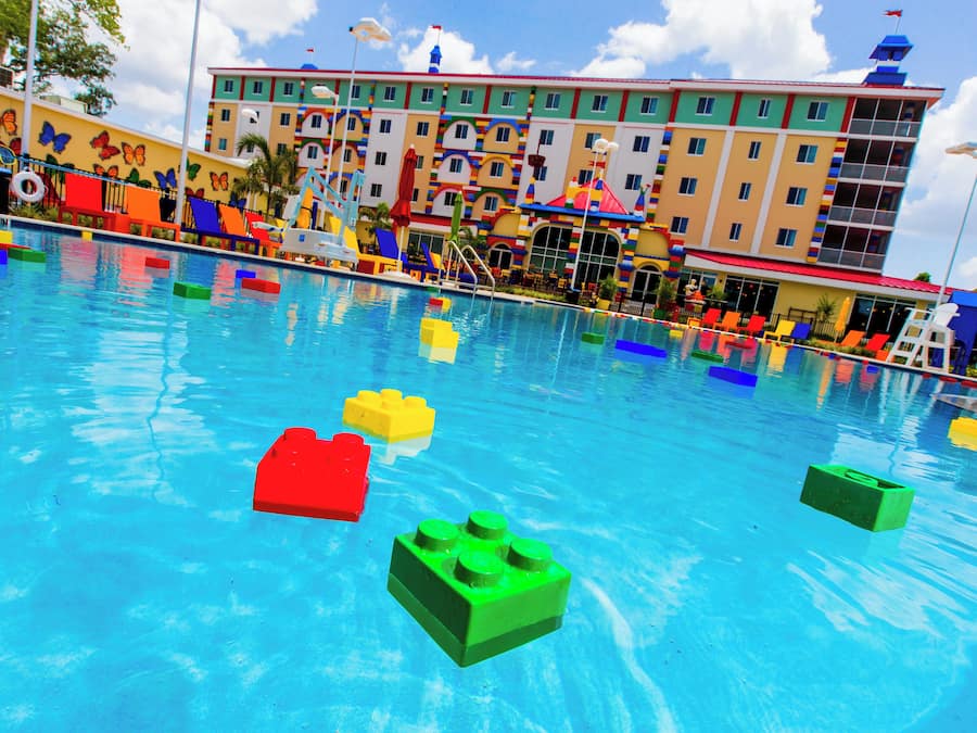 2 outdoor pools, open 11:00 AM to 9:00 PM, pool umbrellas, pool loungers