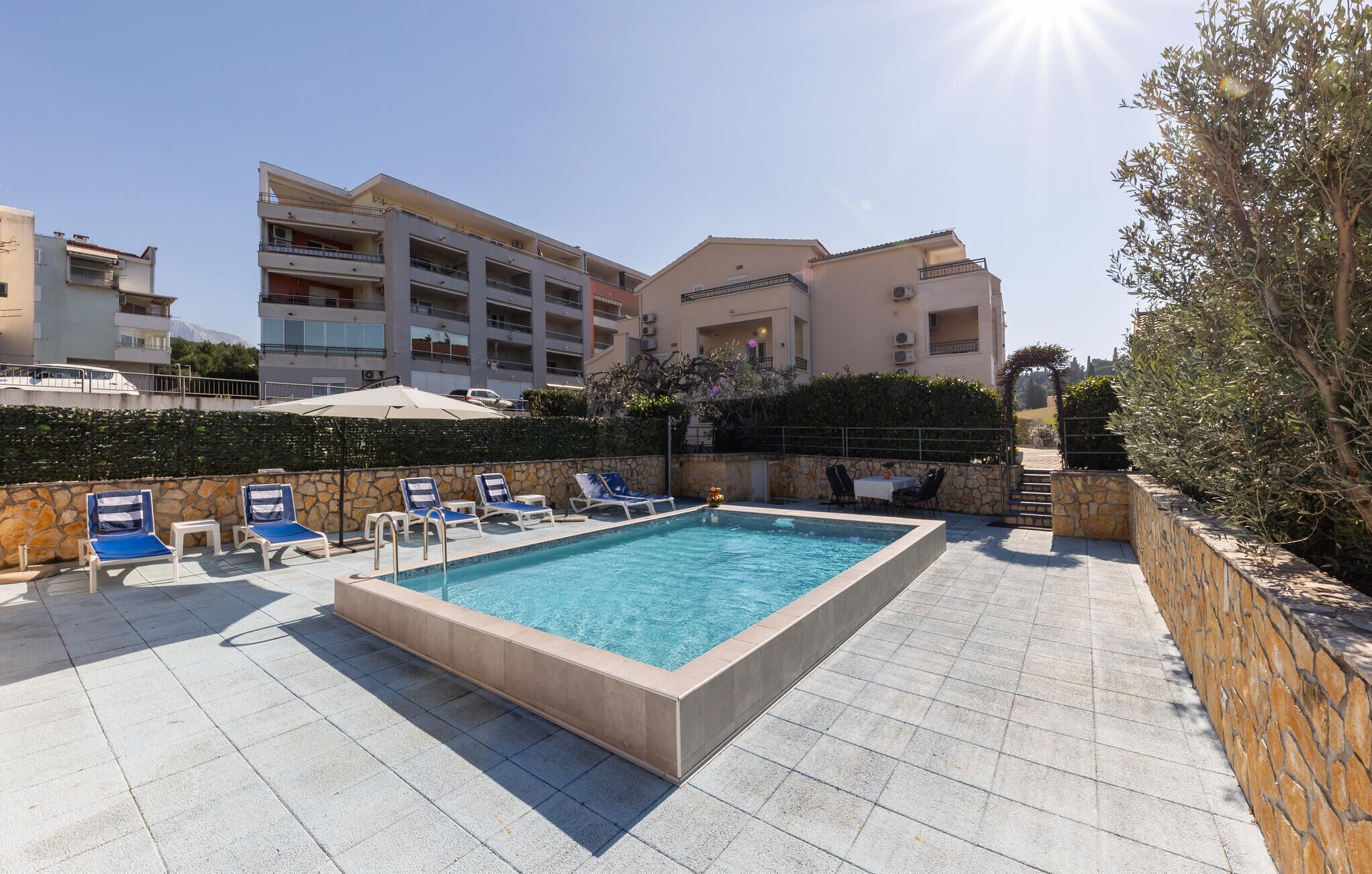 Una piscina climatizada