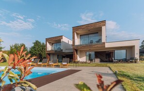 Una piscina riscaldata