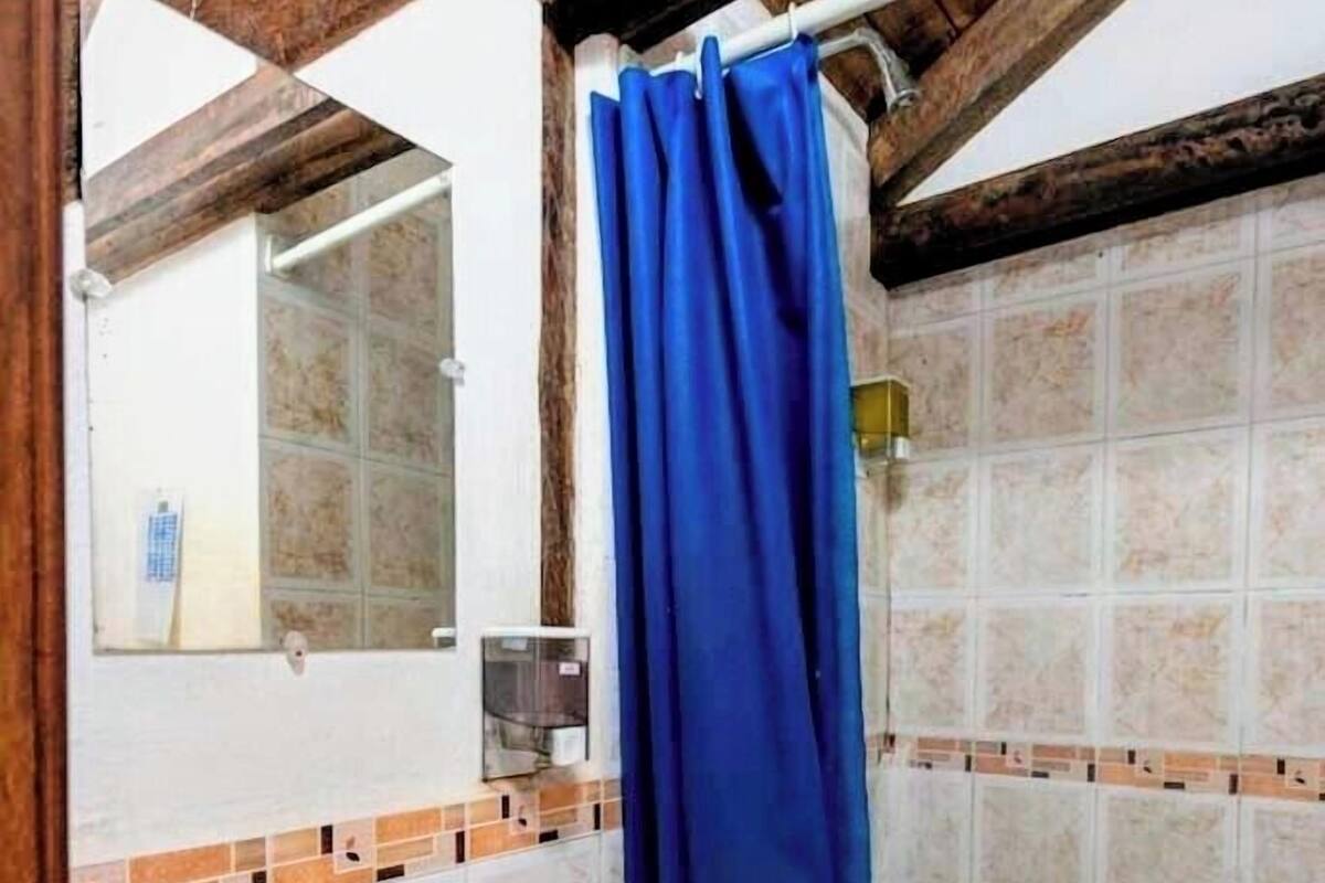 Classic-værelse - balkon - parkudsigt | Badeværelse | Bruser, håndklæder, Sæbe, Shampoo