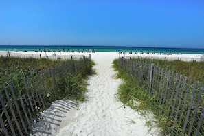 Aan het strand