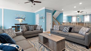 Smart TV, fireplace, DVD player - 🏖️ Spacious 4-Bedroom Bay Ct Townhome in West Ocean City, perfect for family getaways!🏖️ (Ocean City)