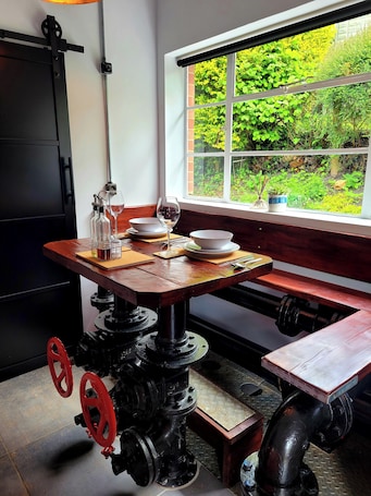 Dining. Industrial | Entire House | Air-Con | Pet-Friendly | Enclosed | Ironbridge Gorge