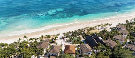 Blick von der Unterkunft