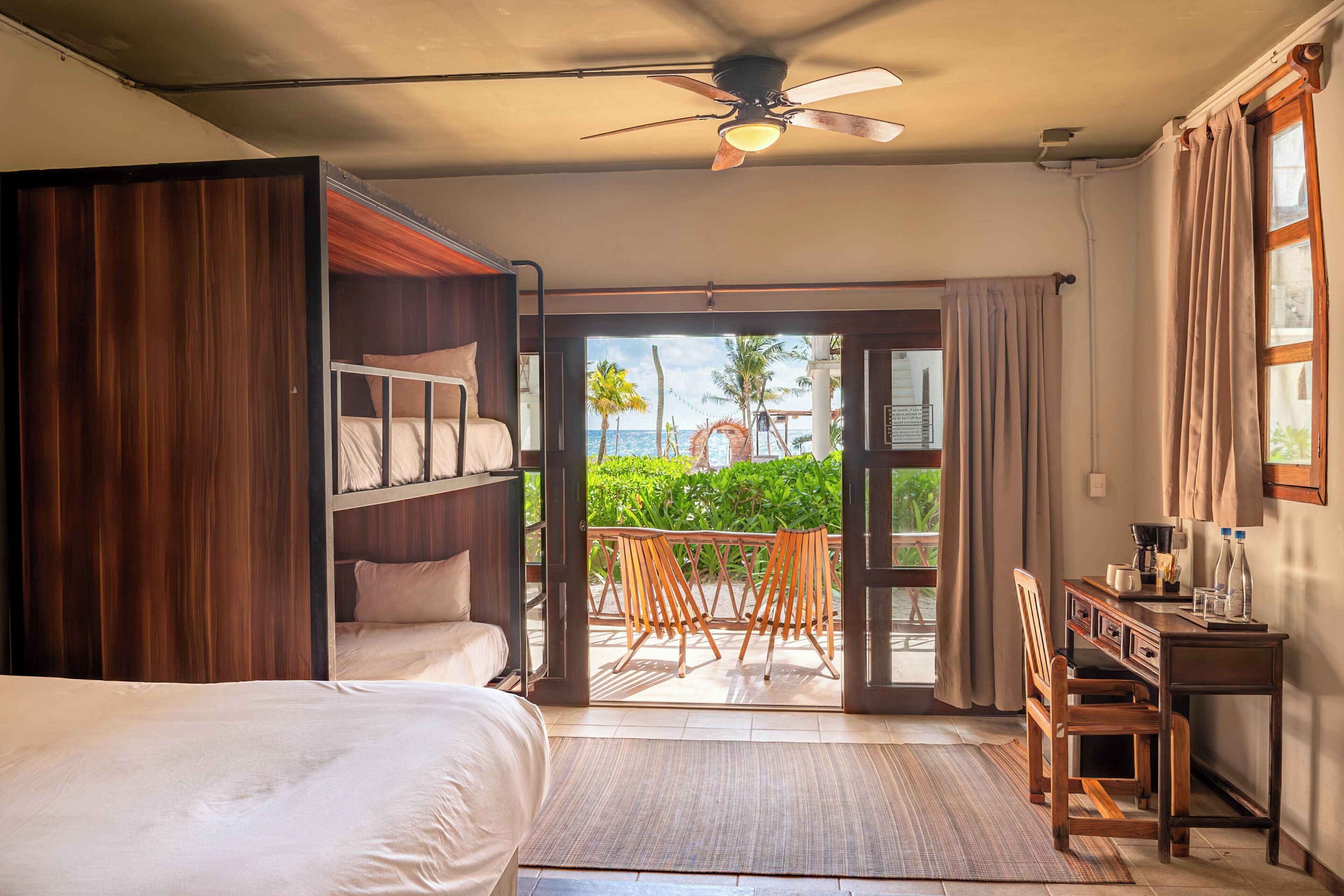 Superior Quadruple Room, Partial Ocean View | View from room