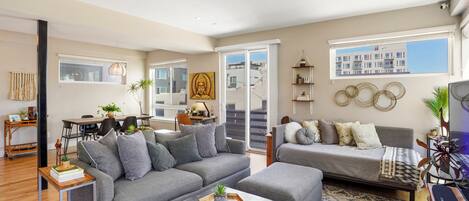 Smart TV, video games, DVD player, books