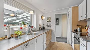 Refrigerador, lavavajillas, cafetera/tetera