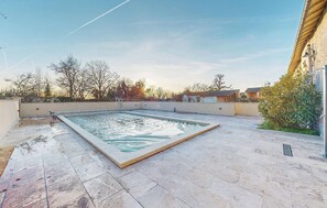 Una piscina riscaldata