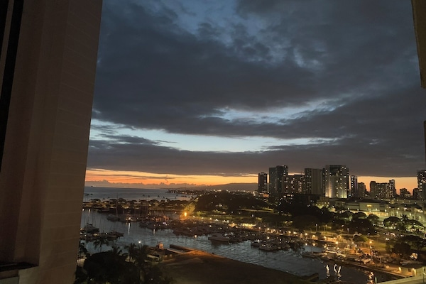 Vue depuis l’hébergement