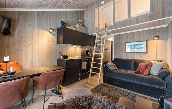 Fernseher, Kamin