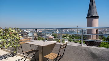 Standard-Doppelzimmer, Balkon, Meerblick | Balkon
