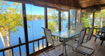 Charming 4-bedroom lakehouse with Dock, WiFi and AC in Lebanon