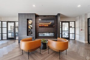 Honeymoon Apartment, 2 Bedrooms, Kitchen | Executive lounge - Luxury Apartments by Hyatus Boston Somerville (Somerville)