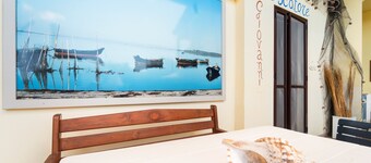 Apartamento '2' con jardín compartido, balcón y aire acondicionado