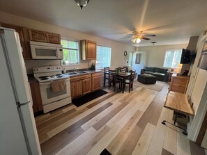 Microwave, oven, stovetop