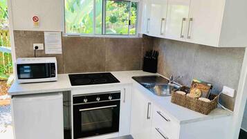 Microwave, oven, stovetop, toaster