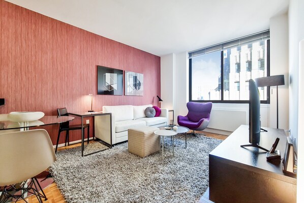 TV - Brooklyn Heights One Bedroom with Amenitites (Brooklyn)