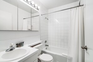 Hair dryer, shampoo - Comfortable, Spacious Midtown West One Bedroom, near Central Park Entrance [1] (New York)